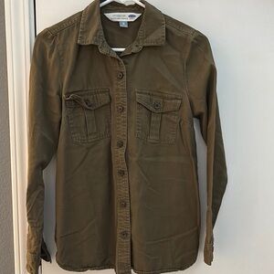 Old Navy Olive Green Utility Jacket